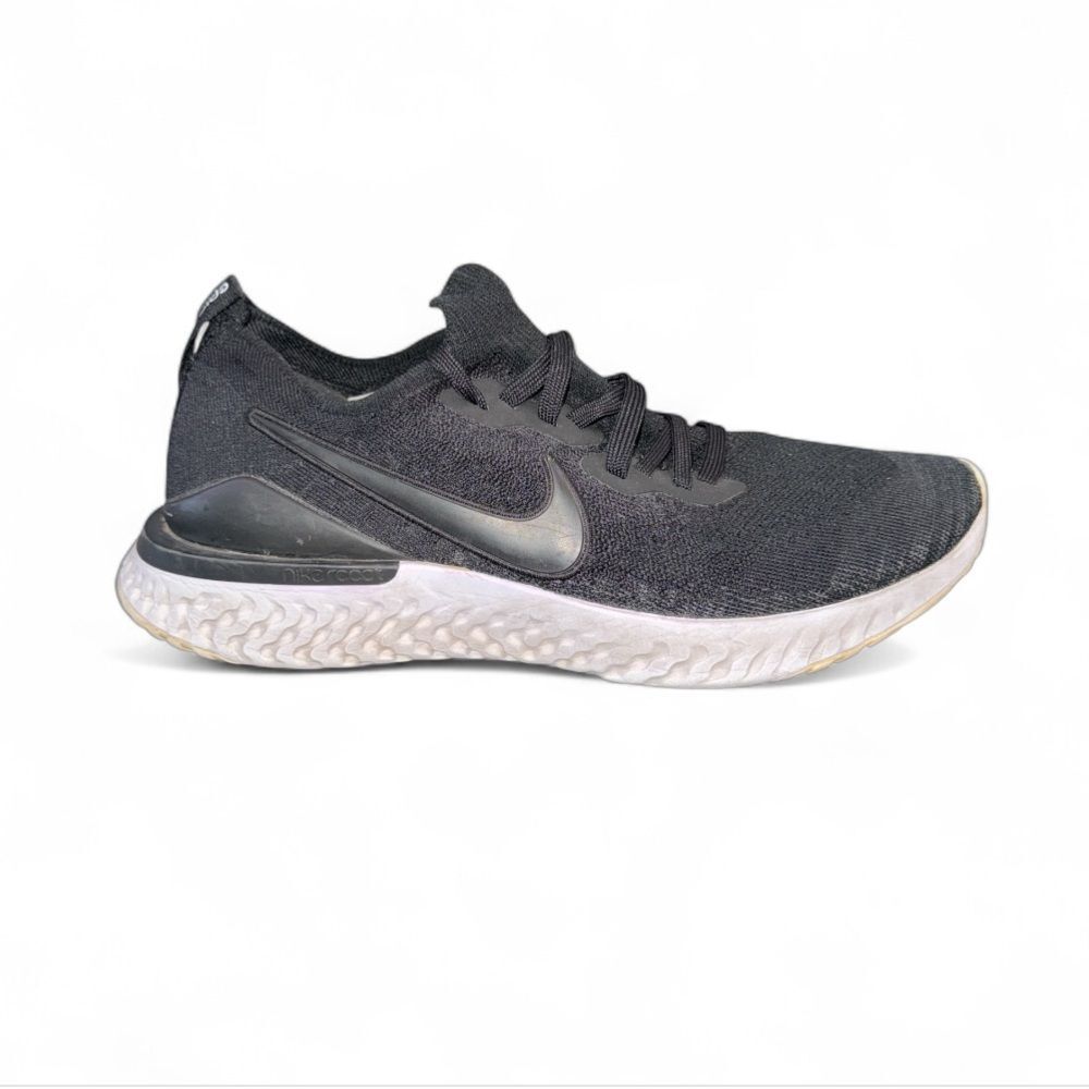 Nike‎ Epic React Flyknit 2 Black White Running Shoes Men's Size 11 BQ8928-002
